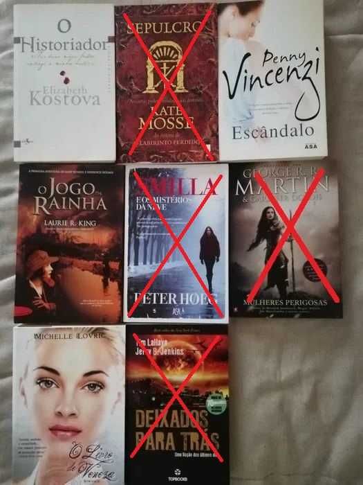 Livros de vários autores