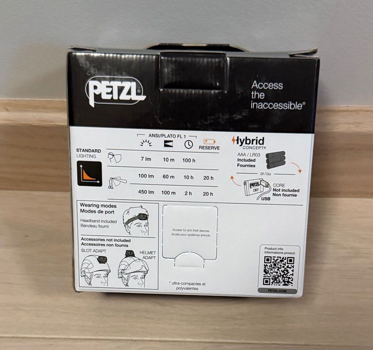 Налобна лампа Petzl ARIA 2 RGB • 450 лм