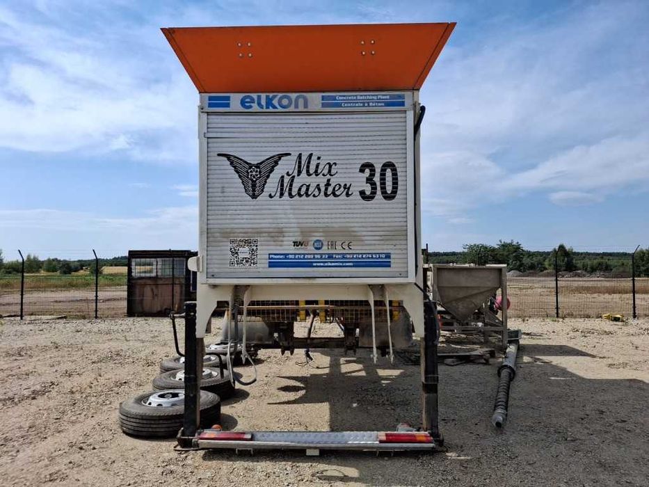 Mobilny węzeł betoniarski ELKON MIX MASTER 30 – 2019 poleasingowy