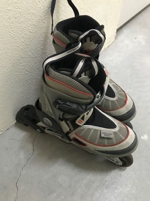 Patins em linha criança tamanho regulavel 31-33