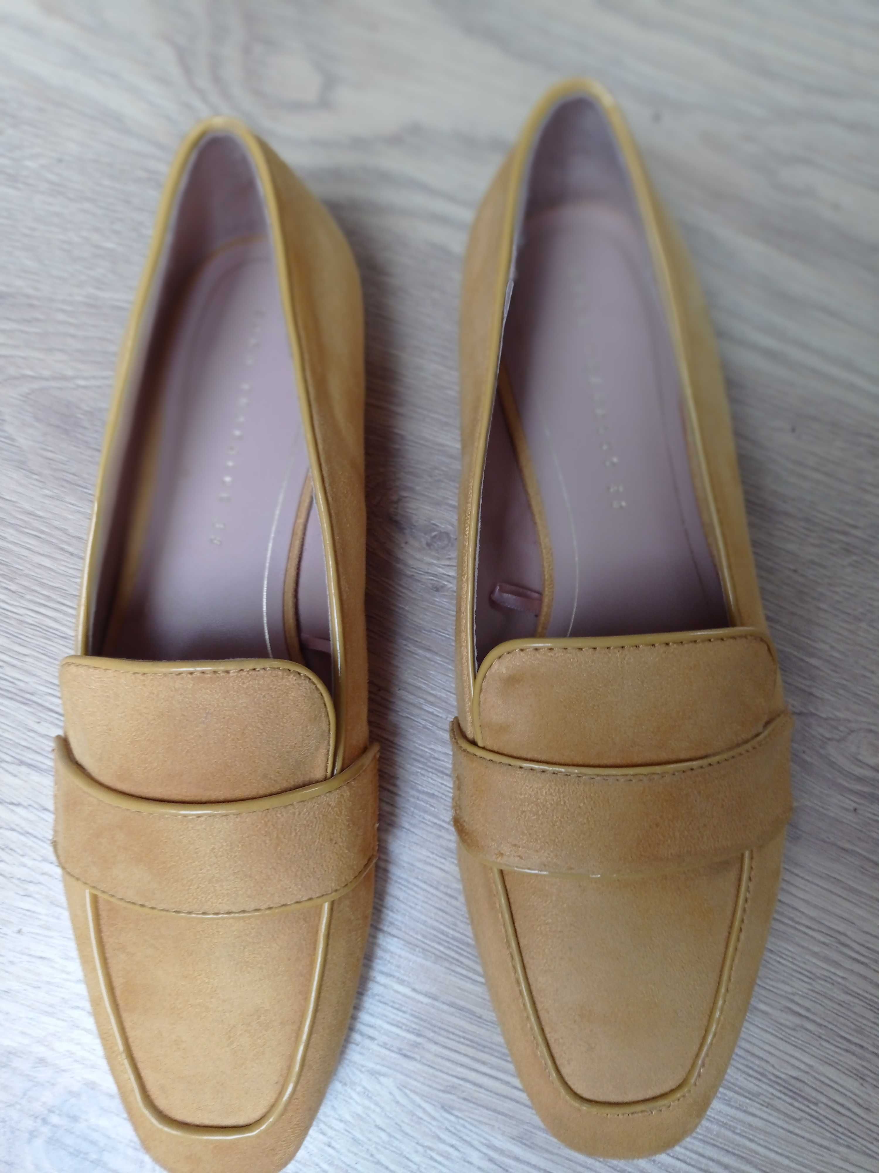 Nowe buty damskie - mokasyny ZARA, r.38