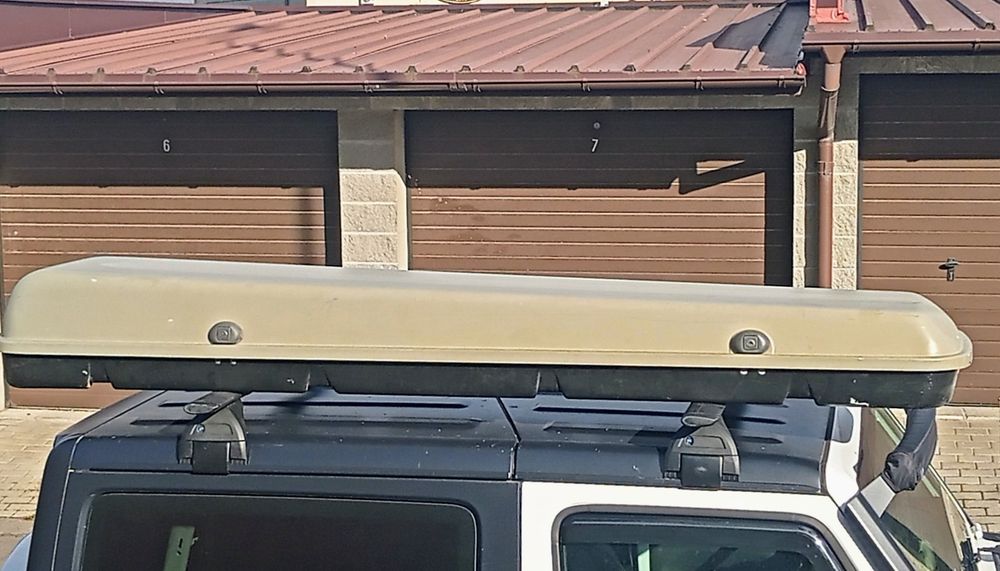 Box dachowy CARGO 2 długi 220 cm / 280 litrów / lekki 12 kg