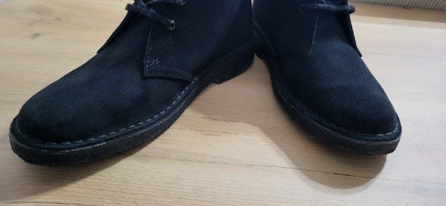 Buty skórzane zamszowe Clarks rozm. 41 stan idealny