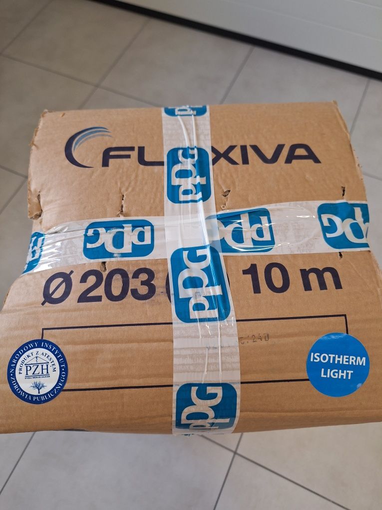 Rura Izolowana Przewód Termo Izolacyjny Elastyczny 203mm