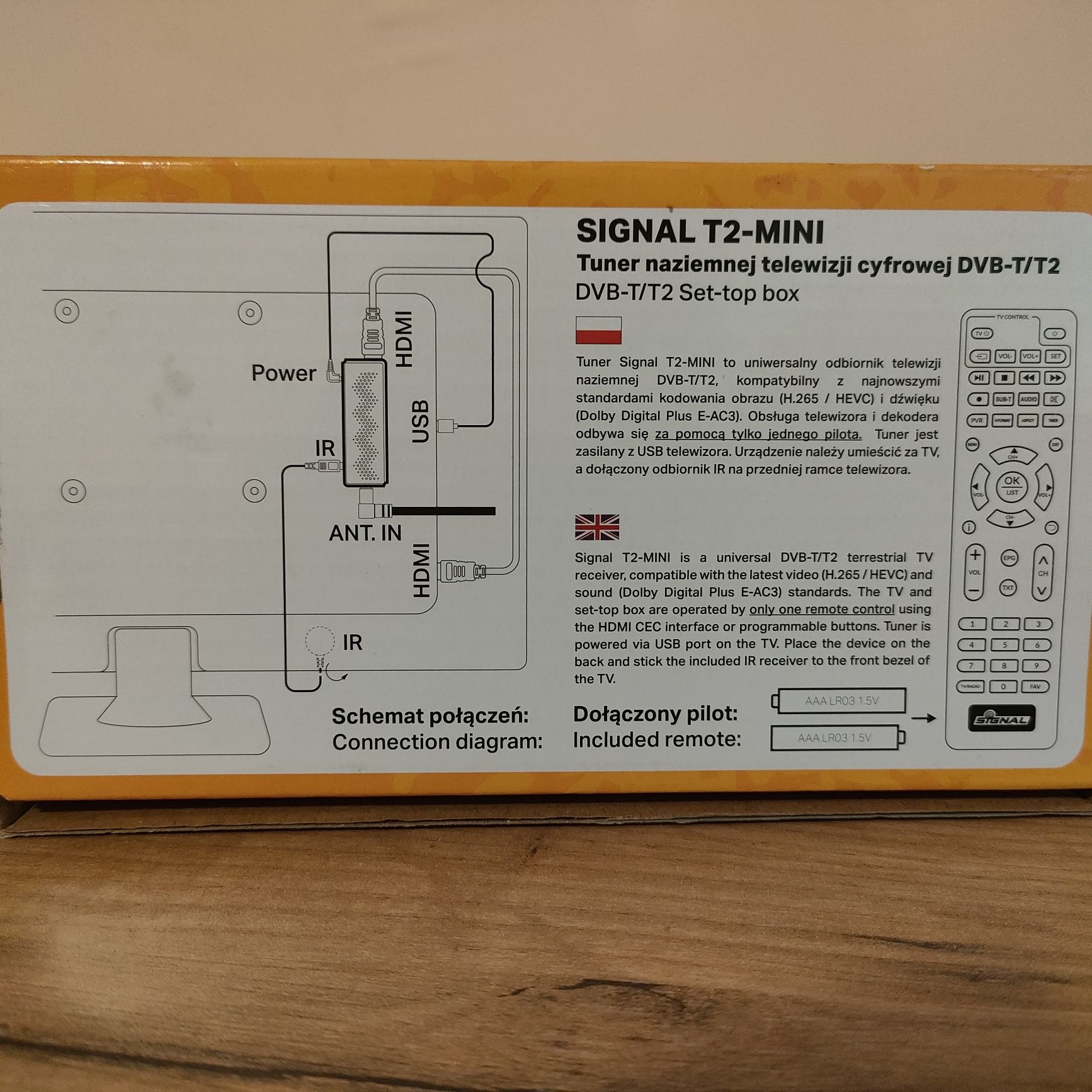 Dekoder DVB-T Hevc mini