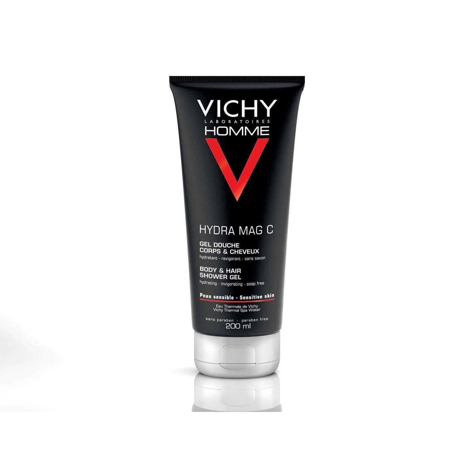 Гель для душу для тіла та волосся VICHY для чоловіків 200 мл