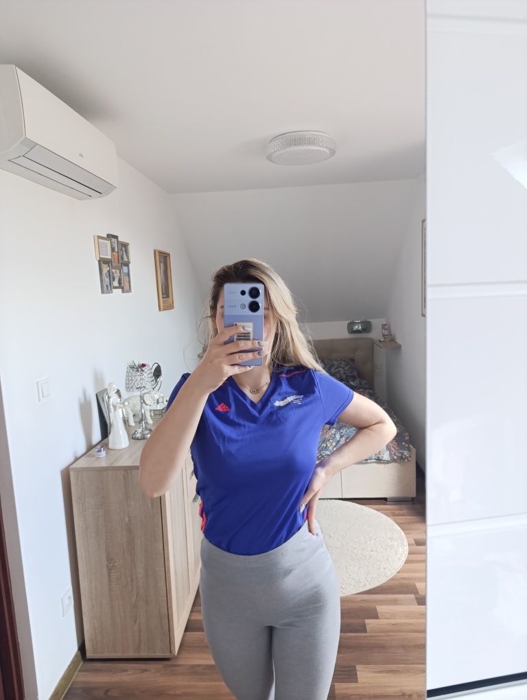Koszulka sportowa adidas siłownia bieganie S m luźna