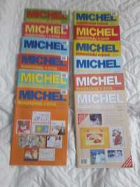 Katalogi filatelistyczne MICHEL rocznik 2008 12 numerów