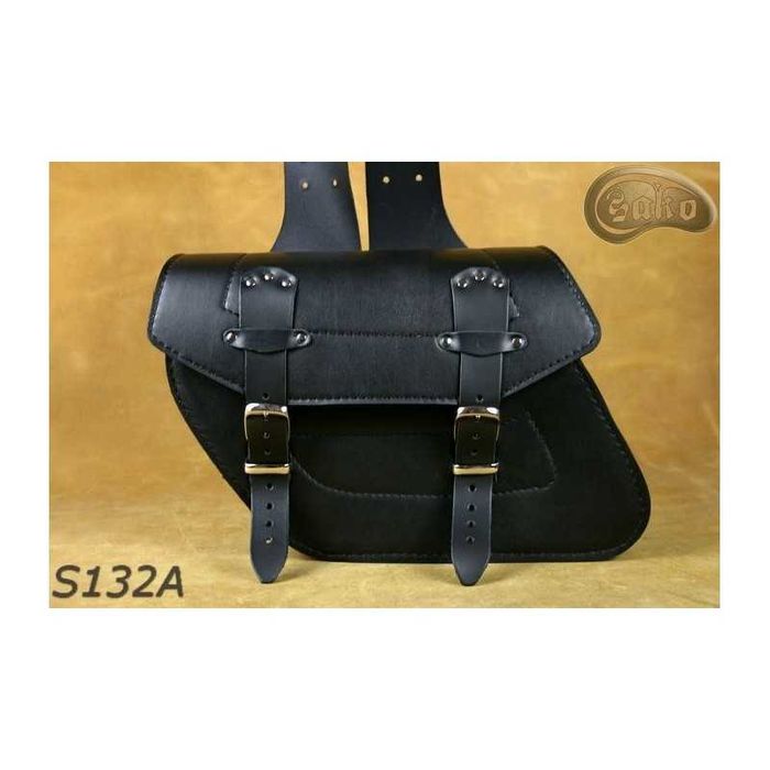 Sakwy boczne ze skóry ekologicznej  S132