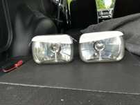 Fiat 126p daszki lamp przednich wąskie i szerokie tuning