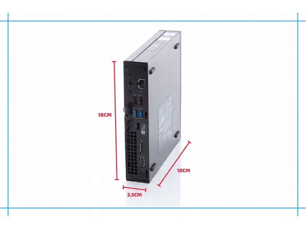 Komputer Dell Optiplex 3070 Tiny I5 9GEN 512SSD/16GB Win11 miniPC
