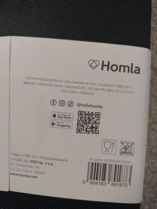 Homla Zestaw akcesoriów EASY GRILL do grillowania