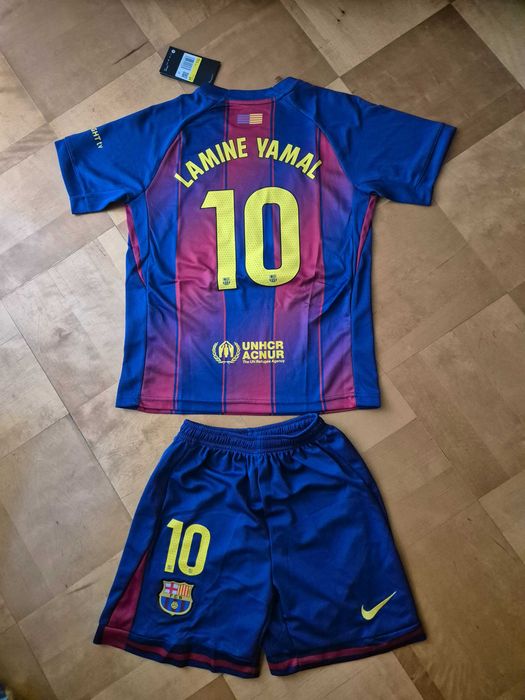 Strój piłkarski Fc Barcelona rozm.128 Lamine Yamal