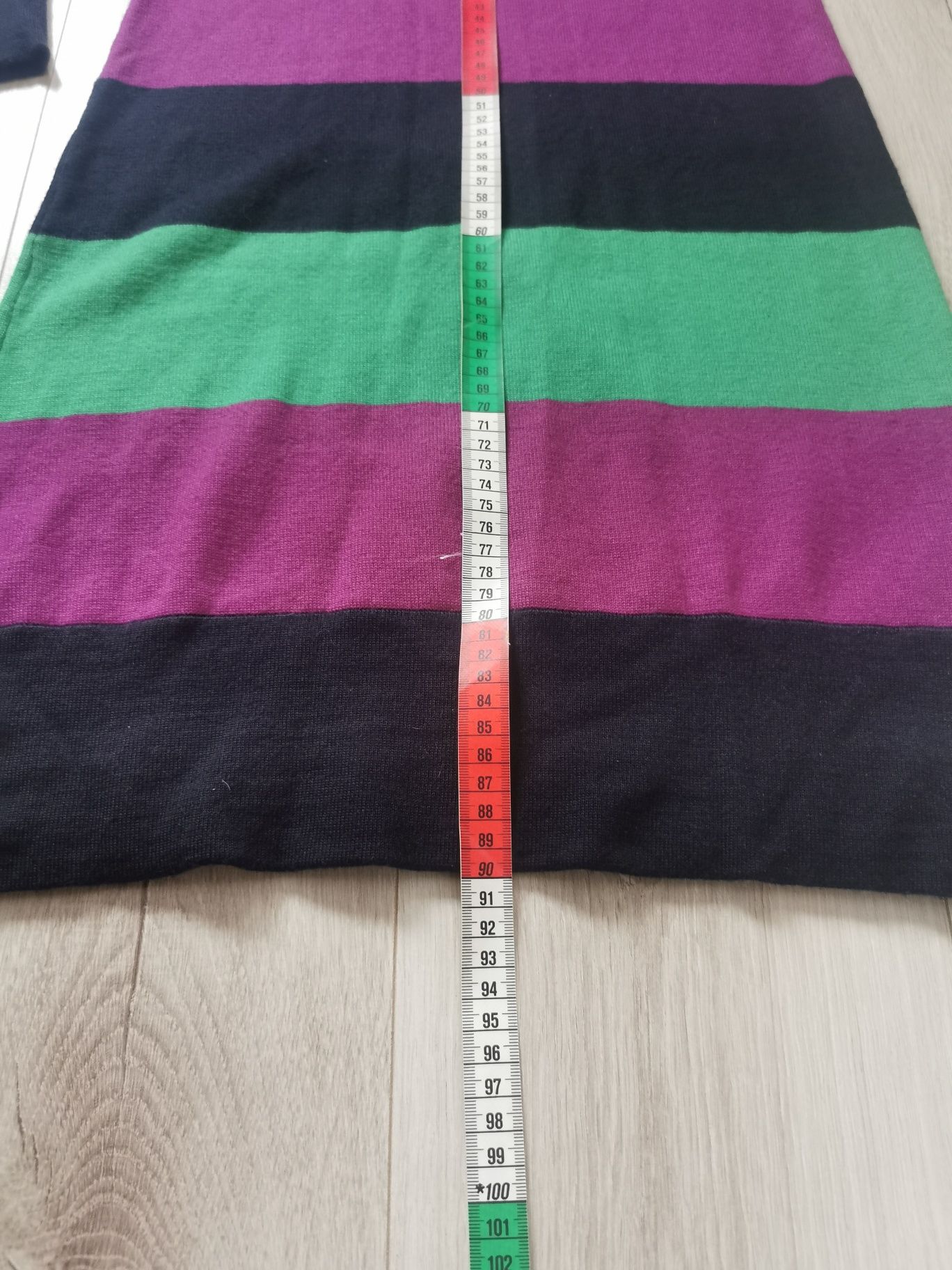 Hobbs wełniana sukienka longsleeve 100% wełna M