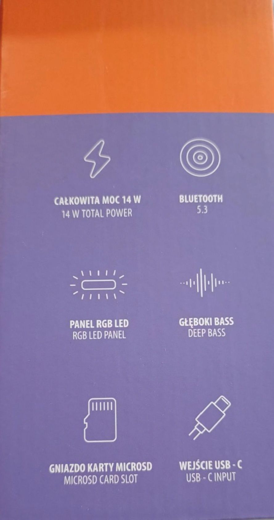 Głośnik Bluetooth LED