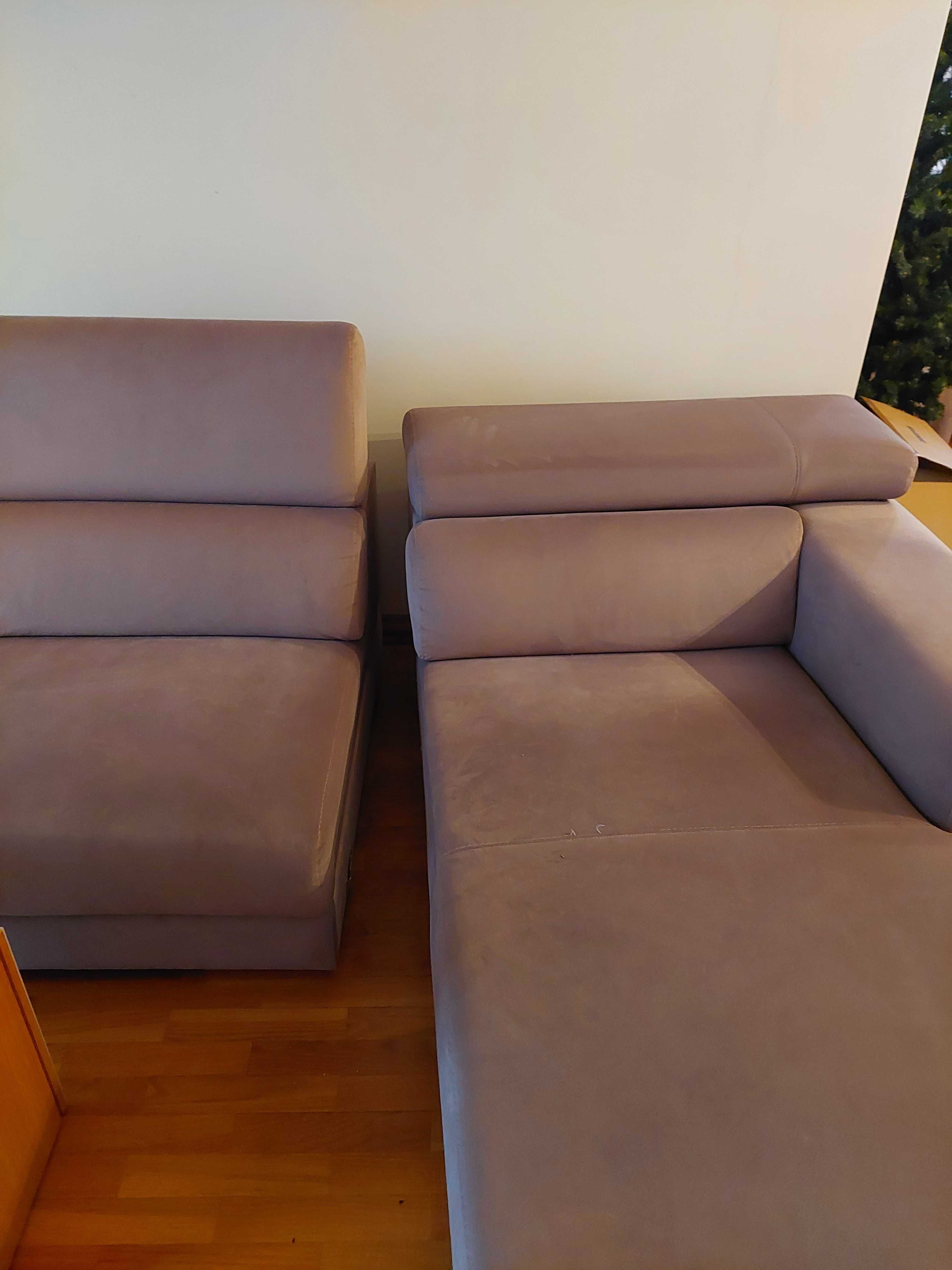 SOFÁ com CHAISE longue