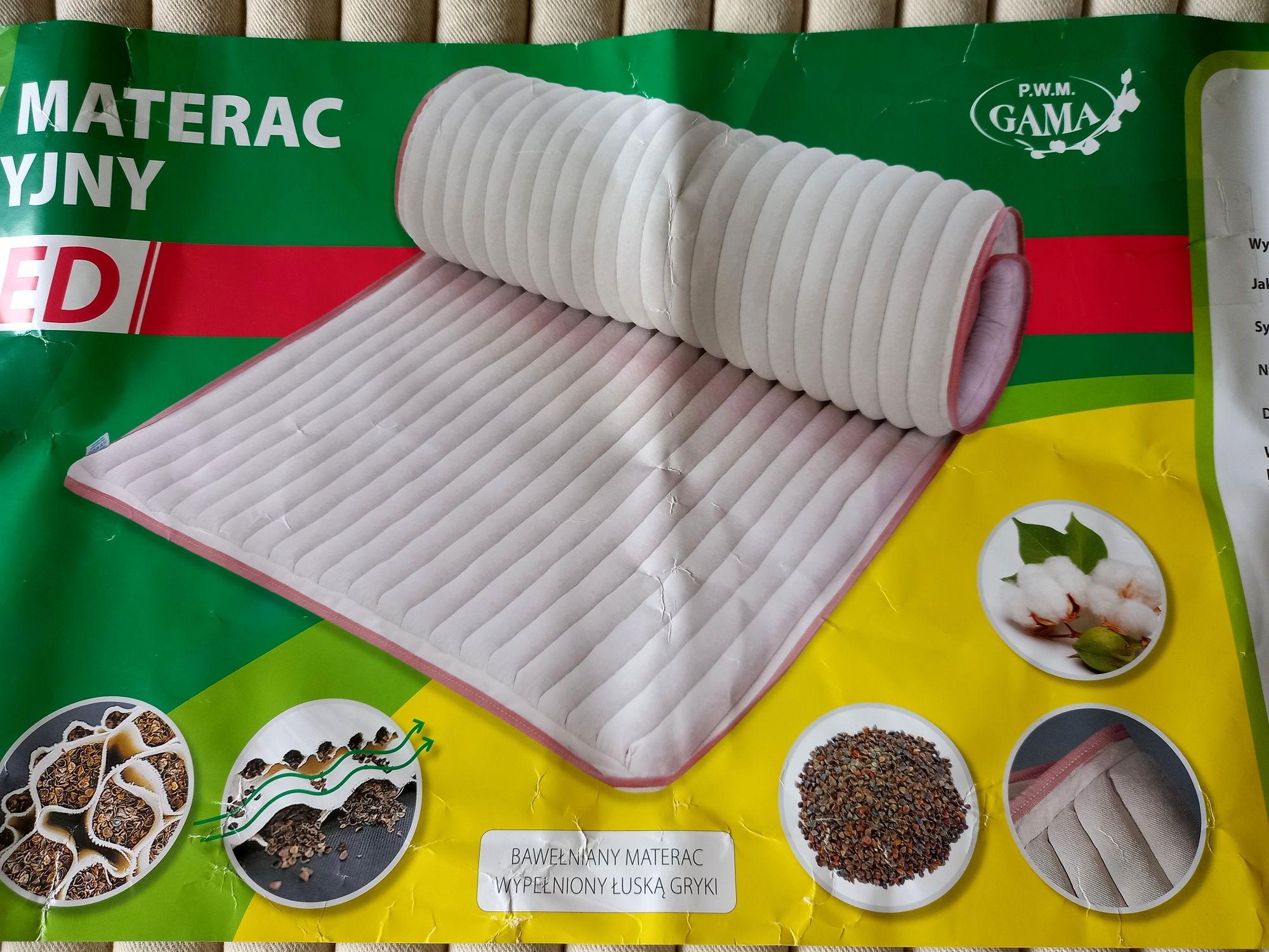 Materac rehabilitacyjny zdrowotny GRYKO-MED