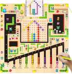 Labirynt Montessori Tablica Magnetyczna Drewniana Sorter C479