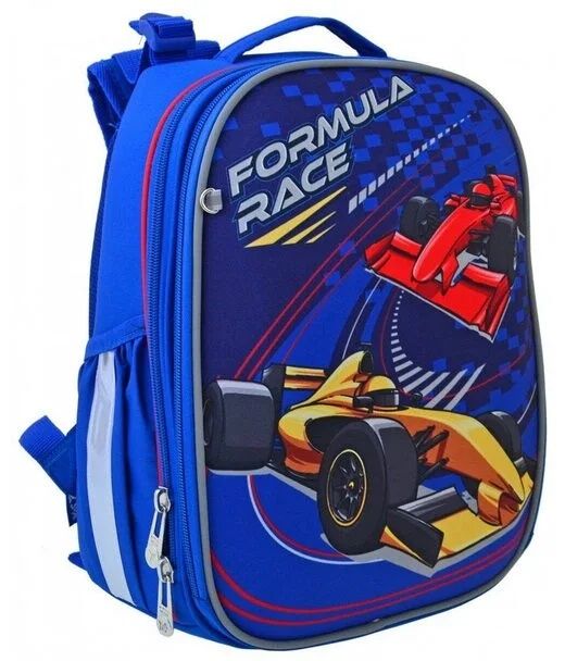 Шкільний каркасний рюкзак YES H-25 «Formula Race» 15 л (556185
