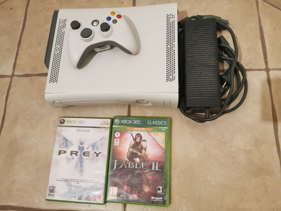 Konsola Xbox 360 FAT, 60gb, HDMI, pad, gry