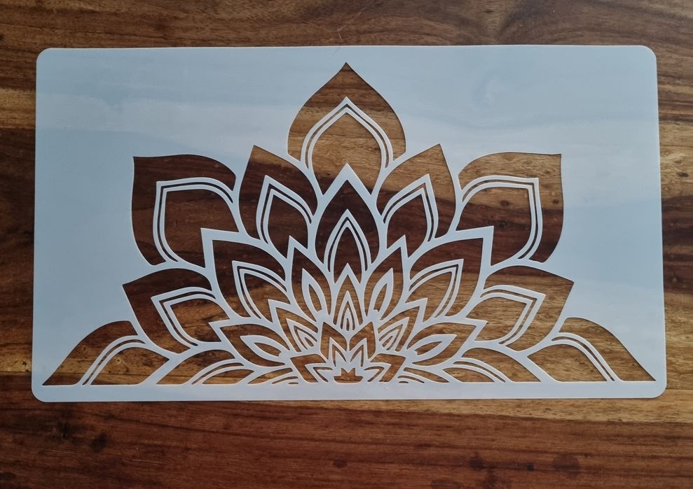 Szablon Mandala (wzór 40x70cm szablon 20x35cm ) malarski, DIY - Nowy