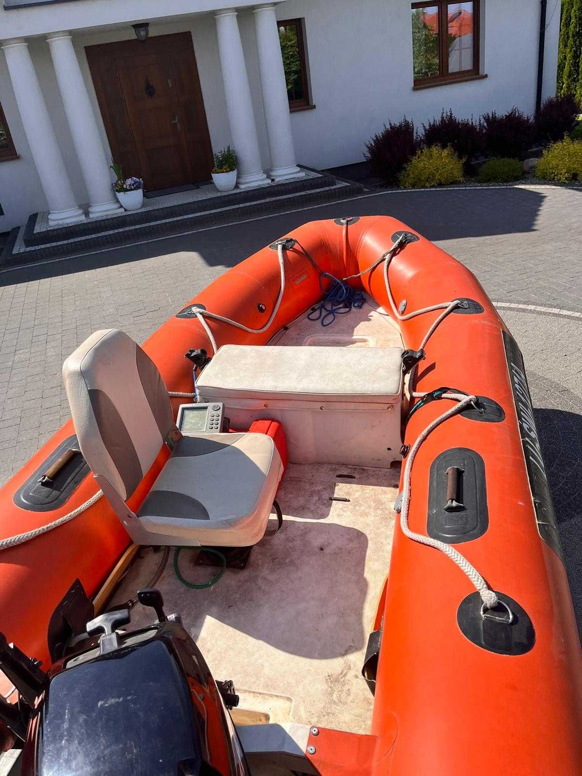 Sprzedam, ponton Zodiac rib z silnikiem Mercury 15 hp. cały zestaw