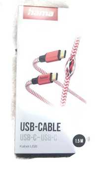 Kabel USB C-USB C Hama 1,2m