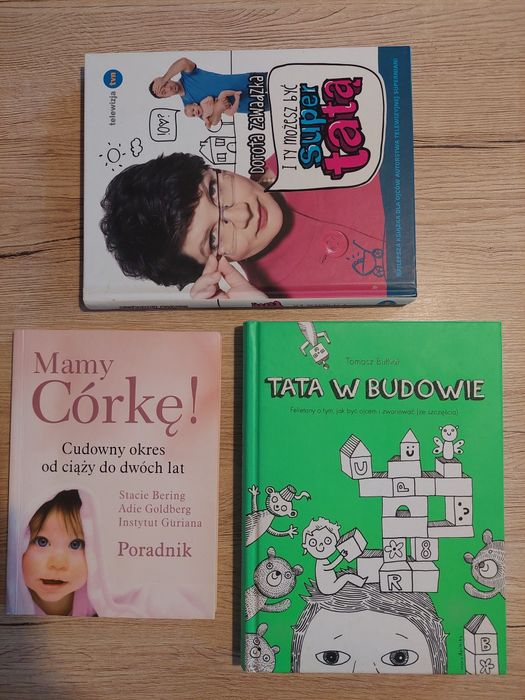 Książki dla tatusia córeczki Tata w Budowie, Mamy Córkę, Super Tata