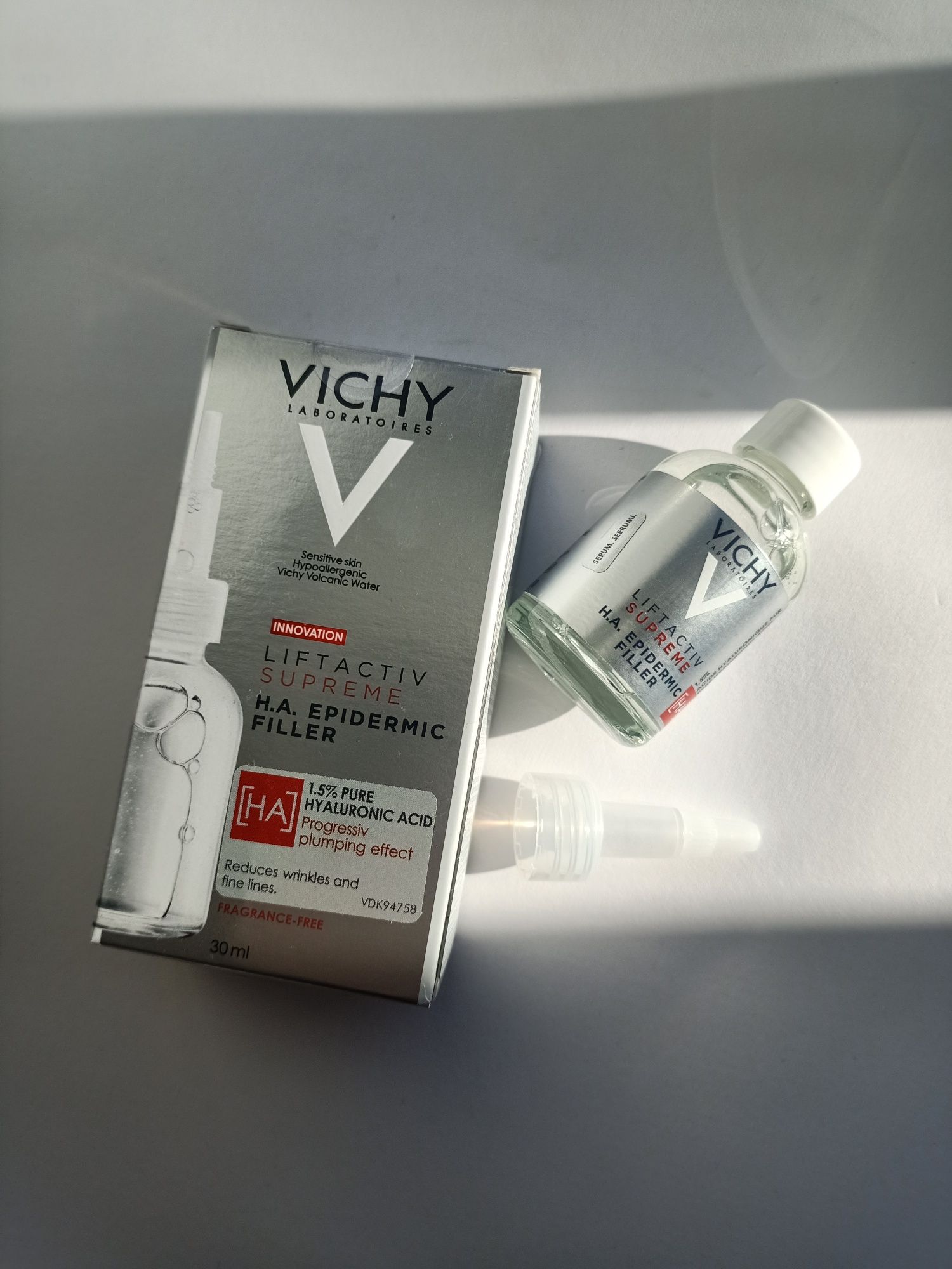 Сировотка vichy liftactiv supreme apidermoc filler