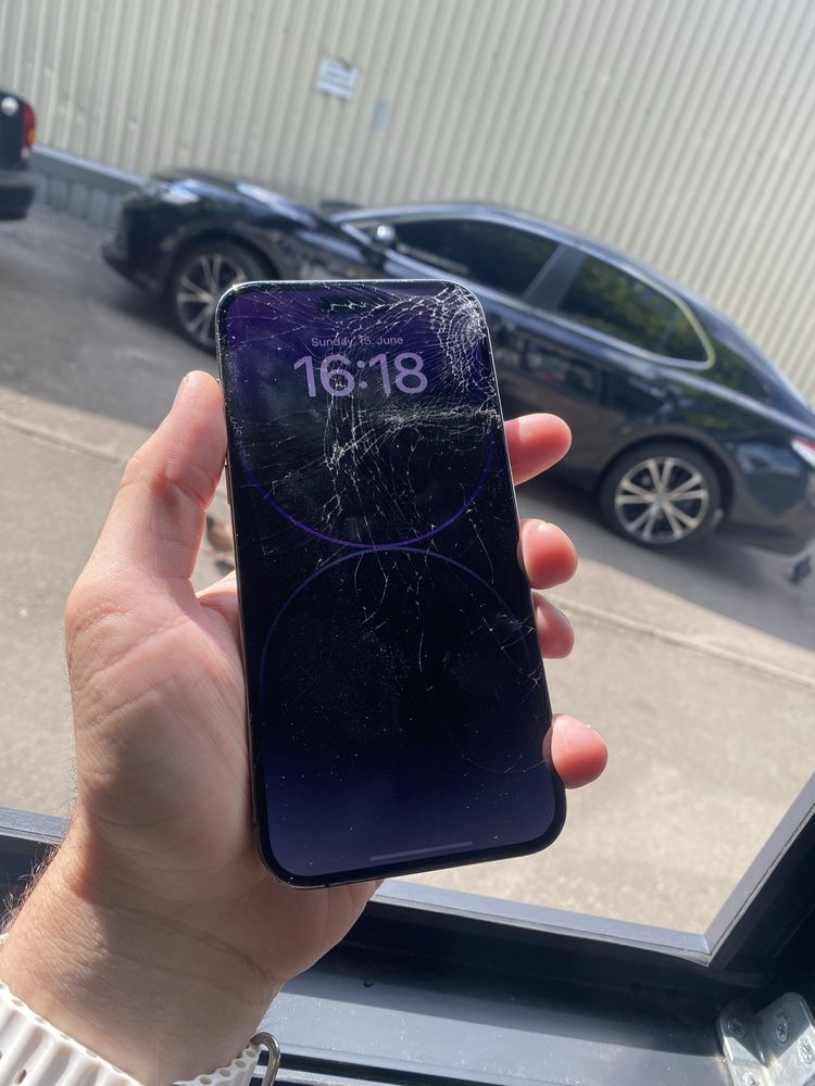 Продам экран модуль дисплей lccd apple iphone 14 pro max битый