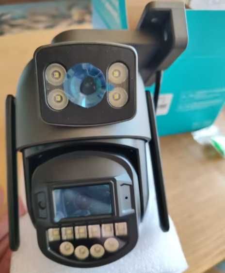 Вулична Wifi камера відеоспостереження Camera 4K PTZ 8Mp колір чорний