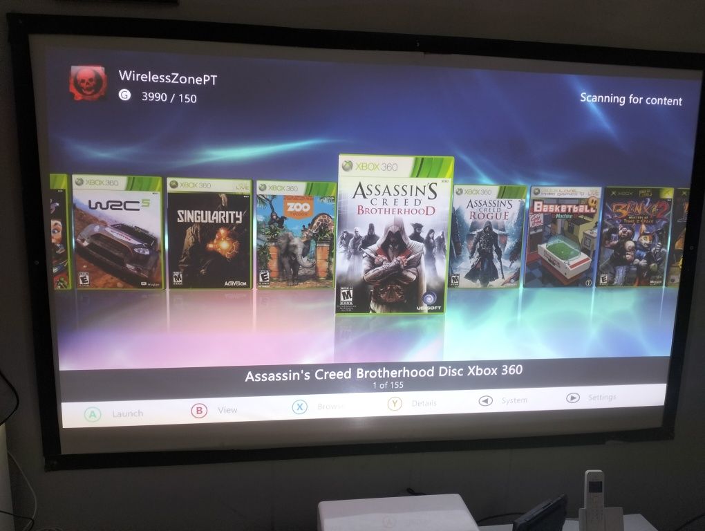 Vendo Xbox 360 xboxjmtag com 155 jogos