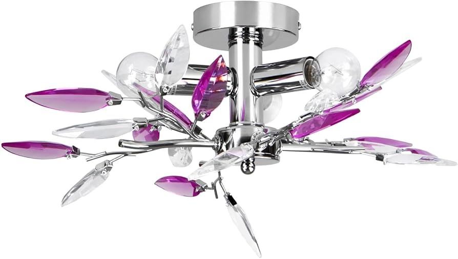 Lampa sufitowa , kształt liści