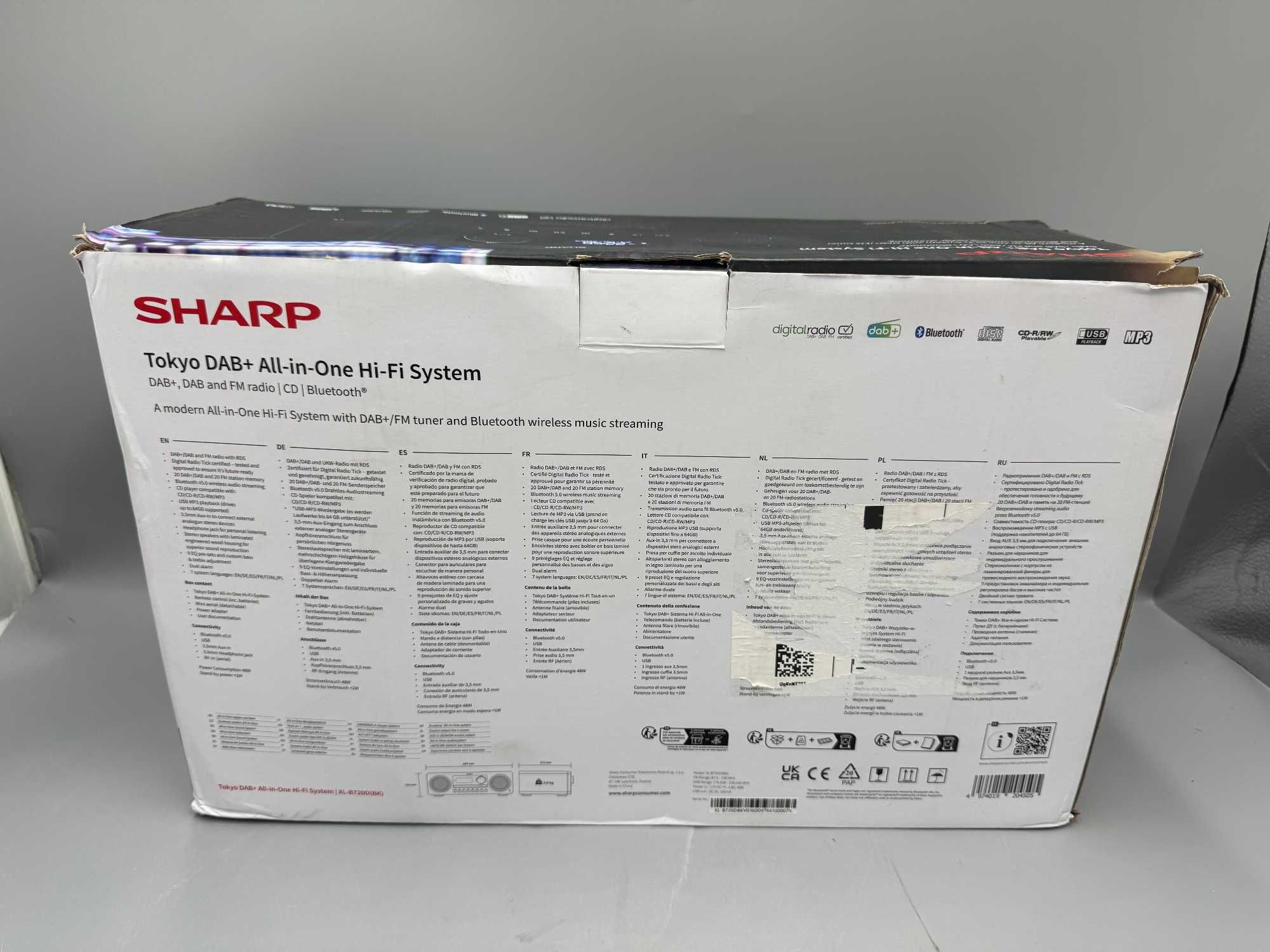 WIEŻA SHARP XL-B520D 2X10W DAB BLUETOOTH od loombard krotoszyn