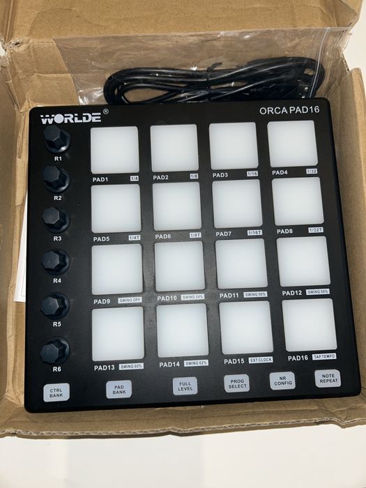 kontroler MIDI WORLDE Orca PAD16