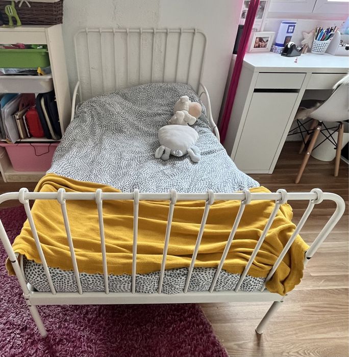 Cama criança ferro Ikea extensível