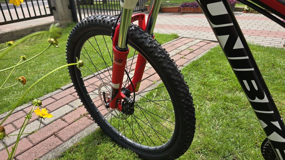 Rower górski młodzieżowy dziecięcy Unibike Mission 26" / 14" – stan id