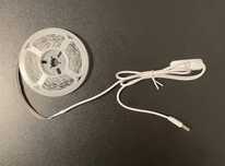 Белые led ленты(5м) usb +кнопка
