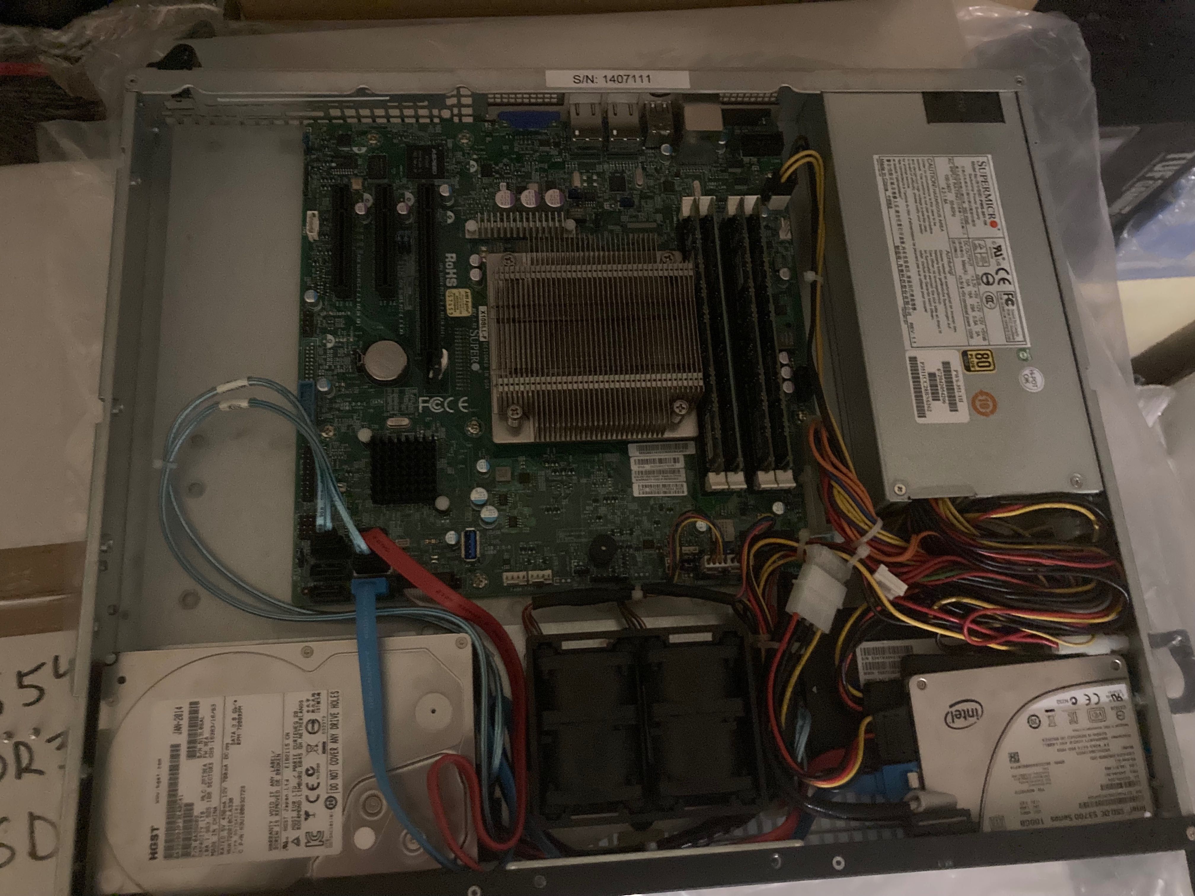 Сервер Supermicro, 1U, Intel Xeon E3-1230V3, E3-1231V3, E3-1230V5