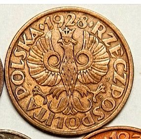 Moneta obiegowa II RP 2gr 1928r