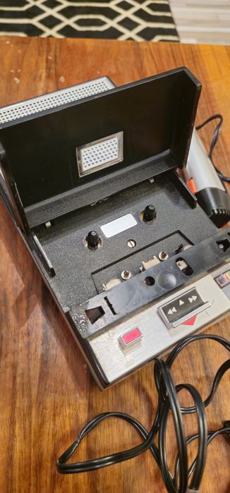 Philips EL3302 magnetofon kasetowy z mikrofonem