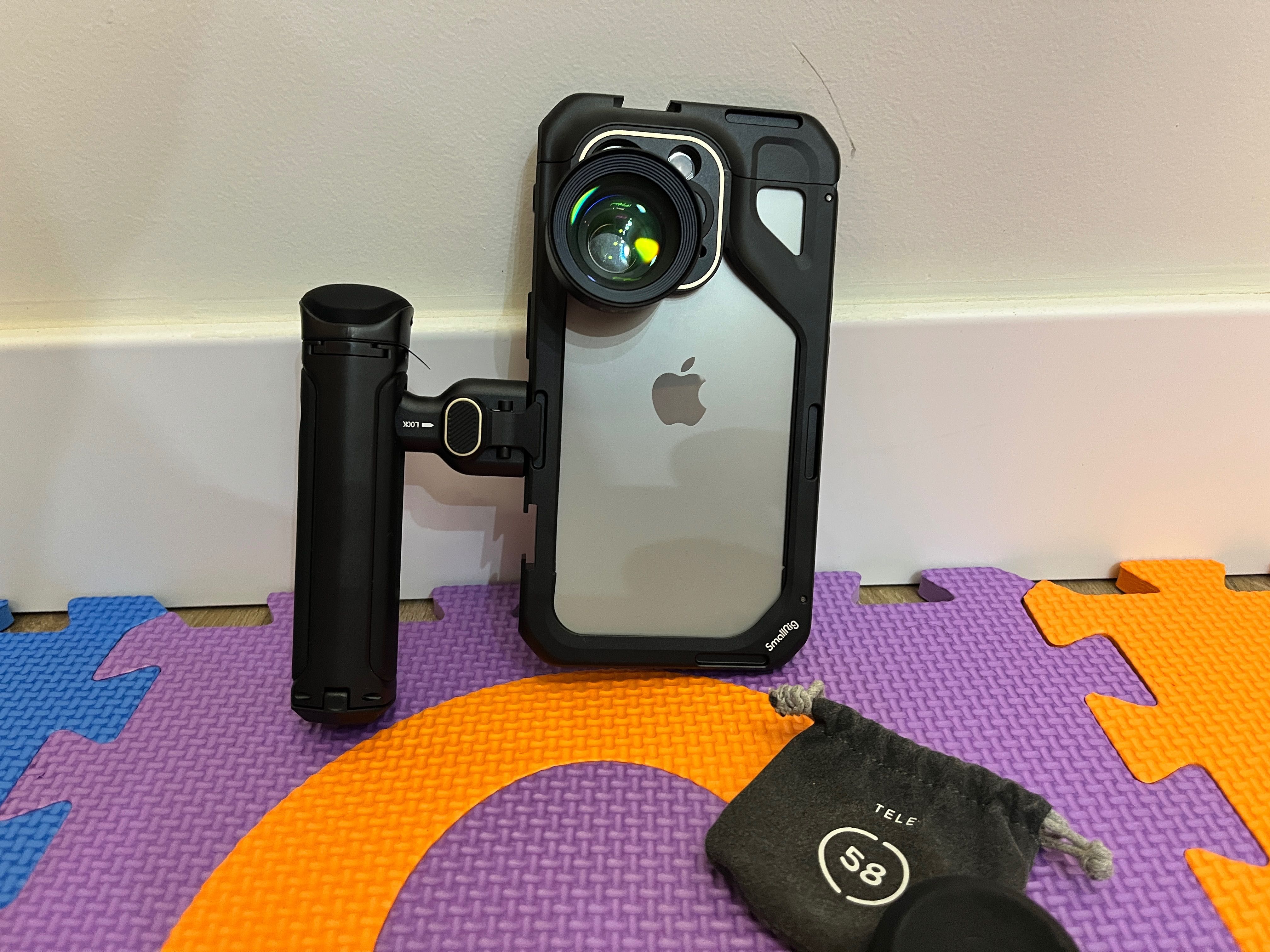 Lente Objectiva Tele 58mm para telemóveis e iPhone MOMENT Série-M