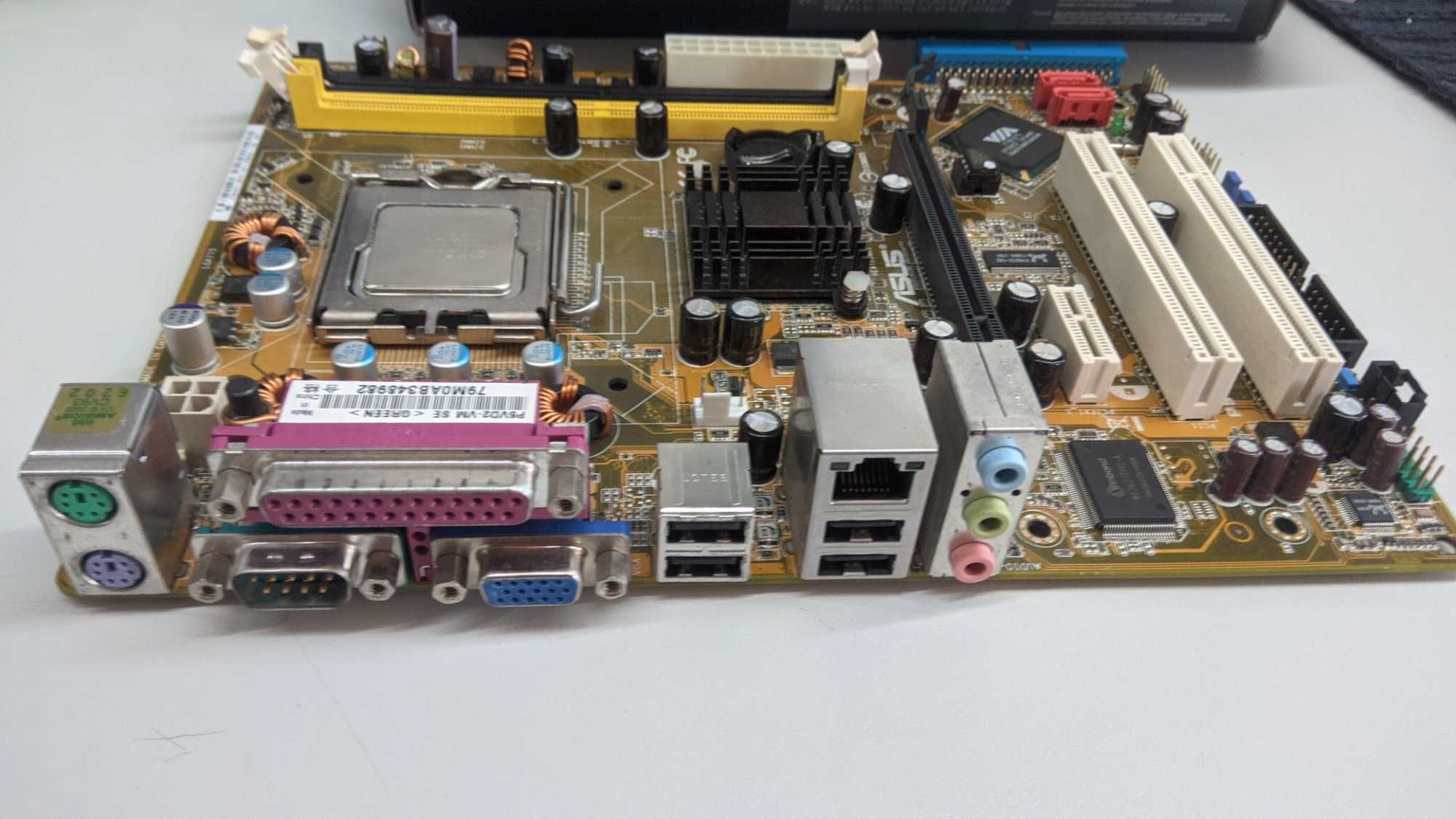 Motherboard ASUS P5VD2-VM SE + processador Core2Duo E6420