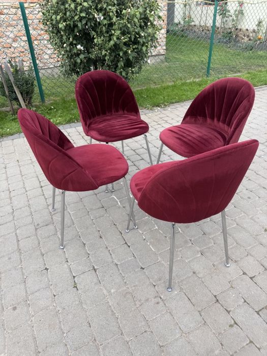 Крісла кухонні MiO велюр стільці кухонні привезені з ЄС