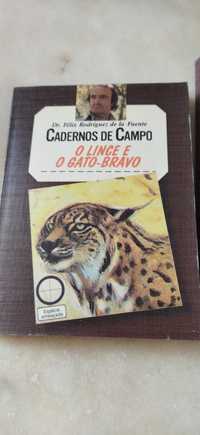 Livros sobre animais Dr. Felix cadernos de campo do 1 ao 57 completos