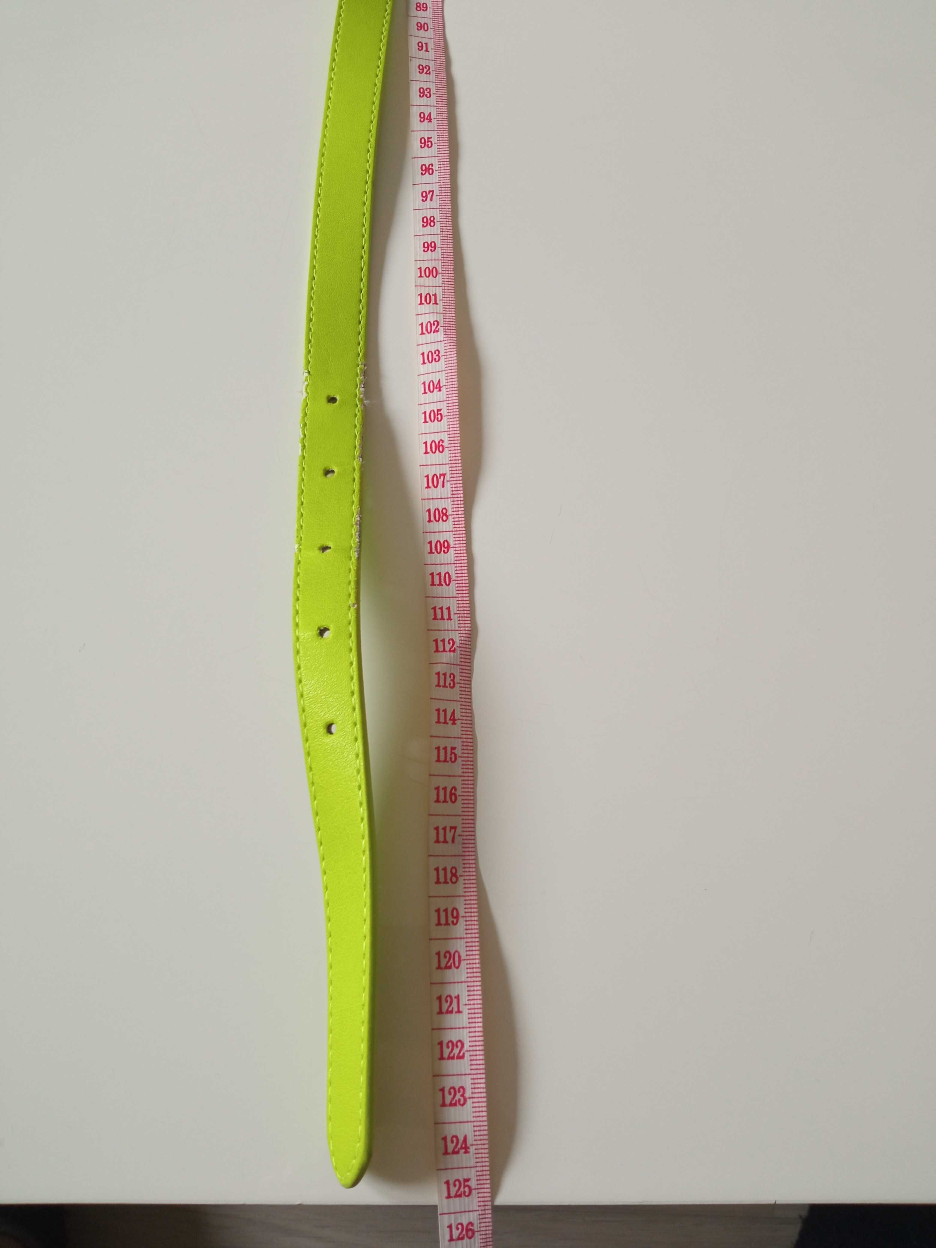 Wąski pasek skórzany dł. 124,5cm