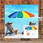 PARASOL ogrodowy plażowy 220 cm uchylny DUŻY wybór OUTLET