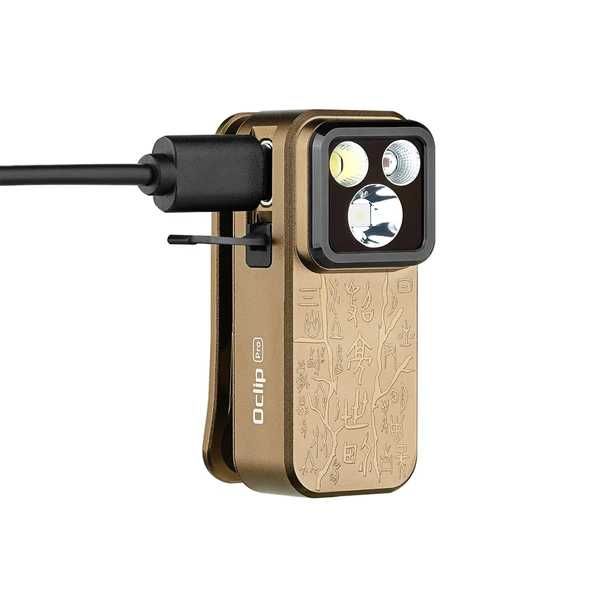 Ліхтар Olight Oclip Pro - Oracle Special Edition - 500 Люмен, Магніт