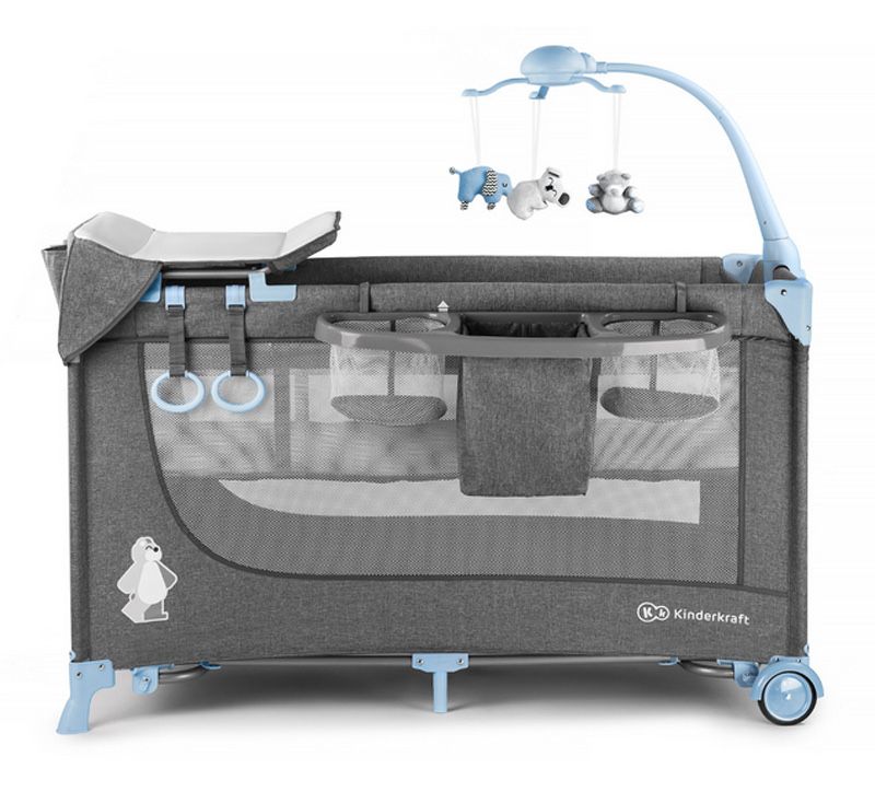 kinderkraft joy łóżeczko turystyczne z akcesoriami