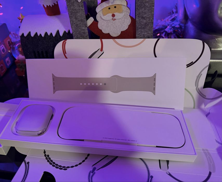 Apple Watch 45mm Silver novo